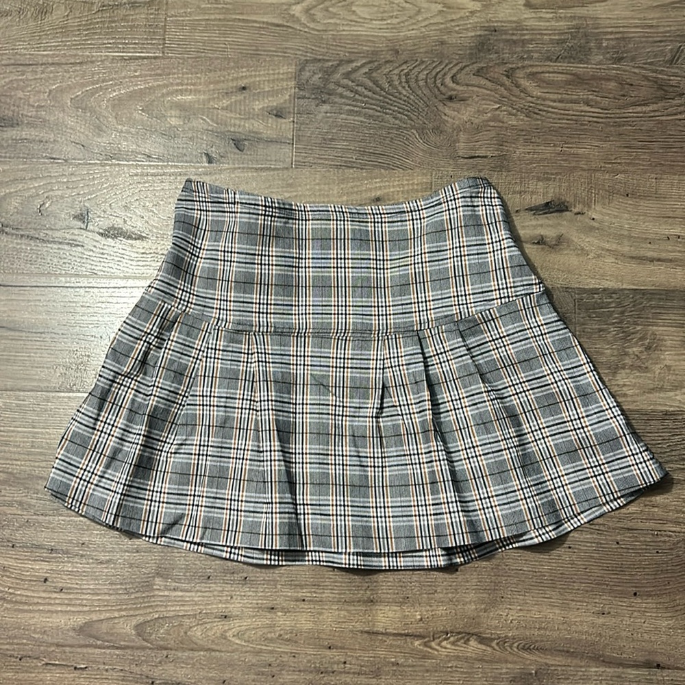 Plaid Mini Skirt